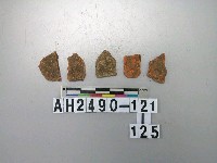 藏品(紅色夾砂陶片)的圖片